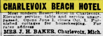 Beach Hotel - June 1919 Ad